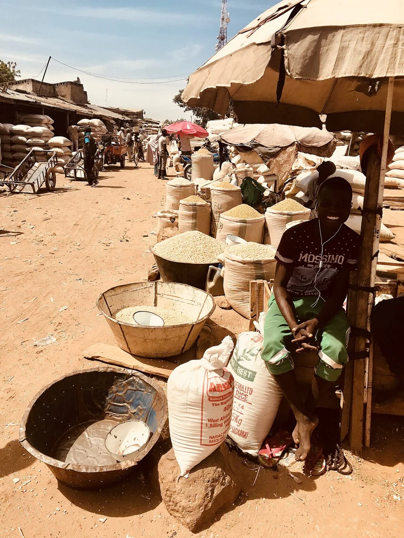 Dawanau grain market, Kano.